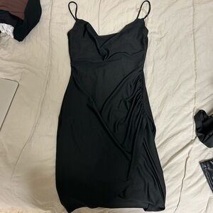 Black Windsor bodycon mini dress